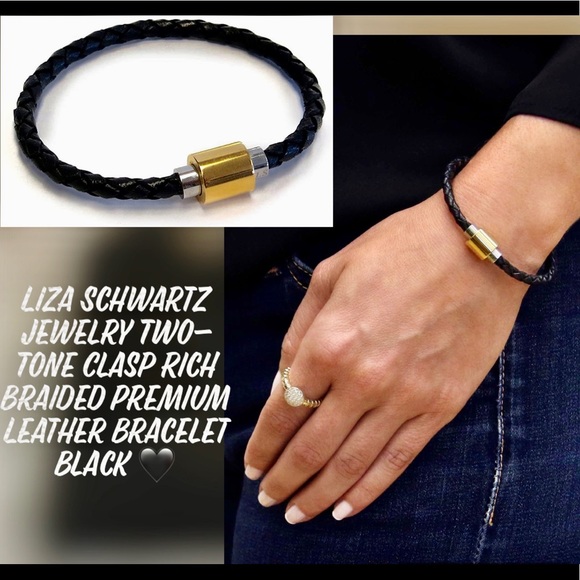 Lisa Schwartz Jewelry - DESIGNER LIZA SCHWARTZ TWO-TONE CLASP RICH BRAIDED